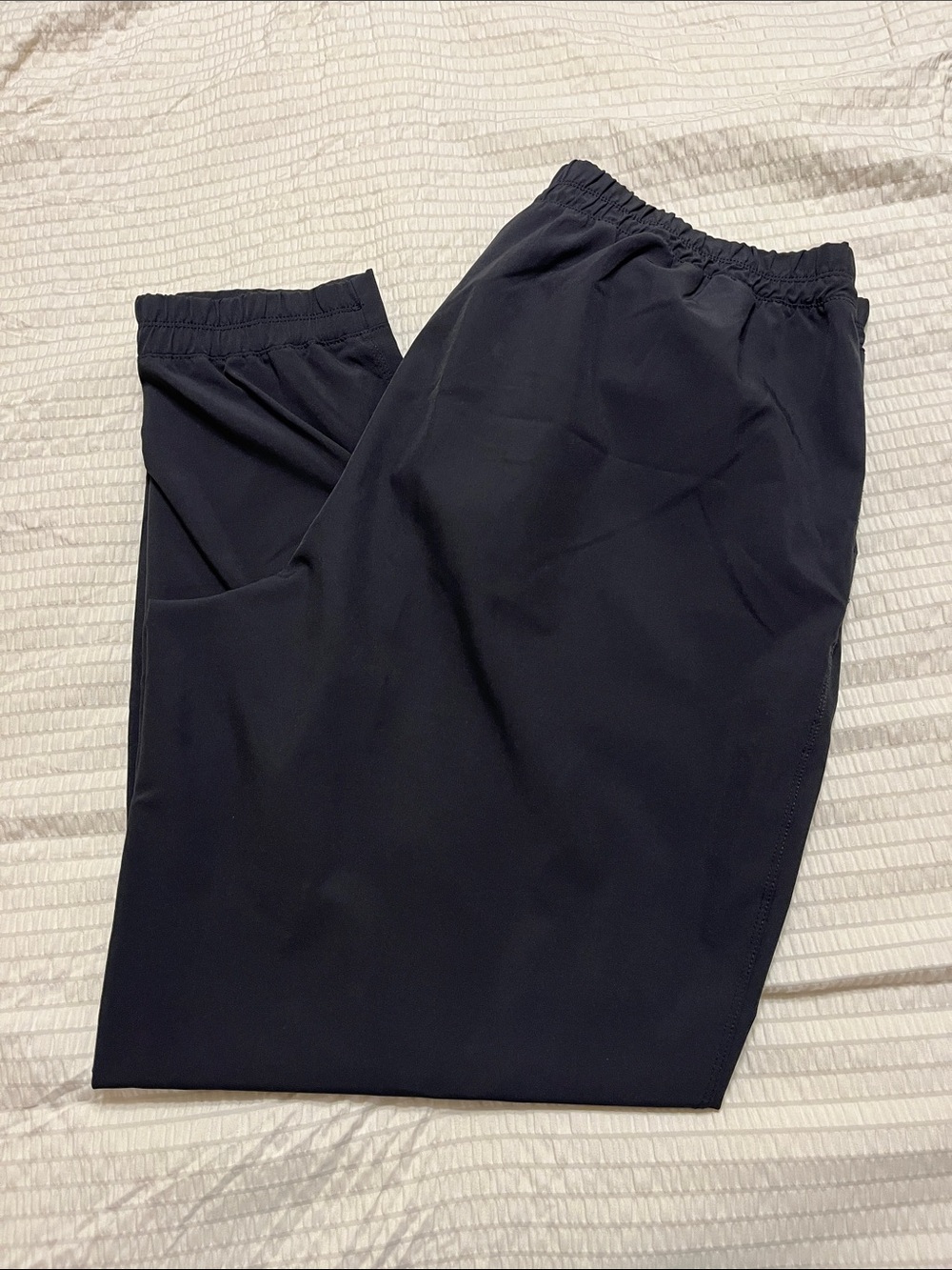 RBX Black Elastic-Waist Jogger Pants for Women